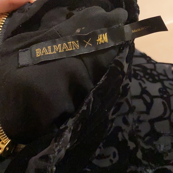 ORIGINAL BALMAIN H&M black top - Picture 4 of 6